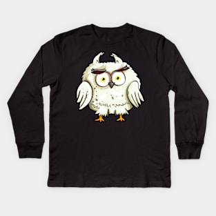 Cute owl Kids Long Sleeve T-Shirt